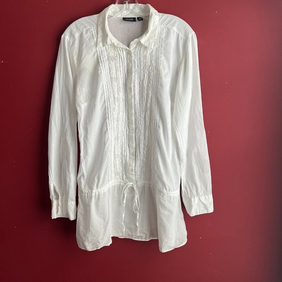 Nicole by Nicole Miller Drawstring Tunic Blouse - Picture 5 of 8